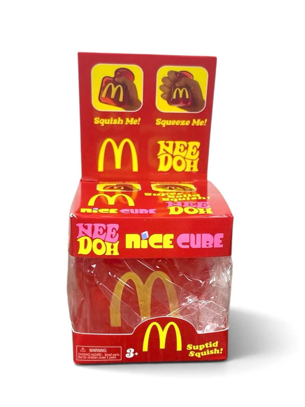 McDonald's Red Cube Squishy